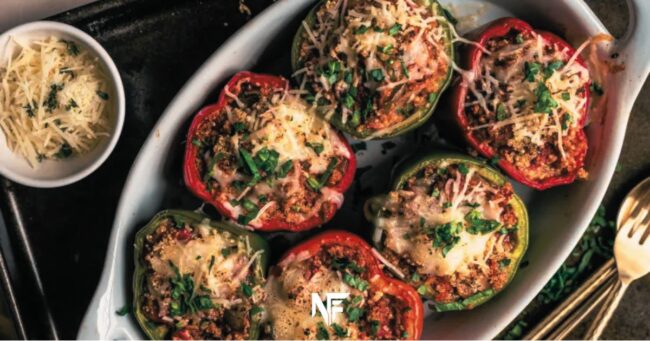 Turkey and Quinoa Stuffed Peppers