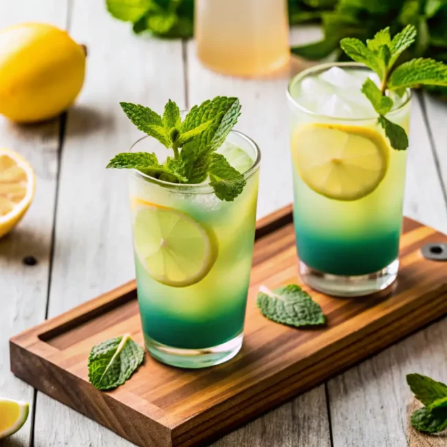 Fresh ingredients for Zepbound natural recipe, including ginger, apple cider vinegar, and honey, arranged on a wooden table.